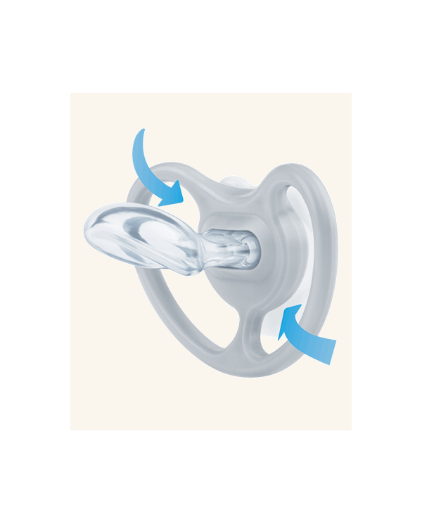 NUK CHUPETE SPACE DISNEY MICKEY GRIS/ROSA 0-6M 2 UD