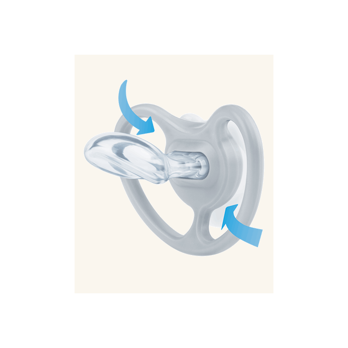 NUK CHUPETA SPACE DISNEY MICKEY CINZA/ROSA   0-6M 2 UNID