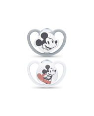 NUK CHUPETA SPACE SILICONE MICKEY  18-36M 2 UNI