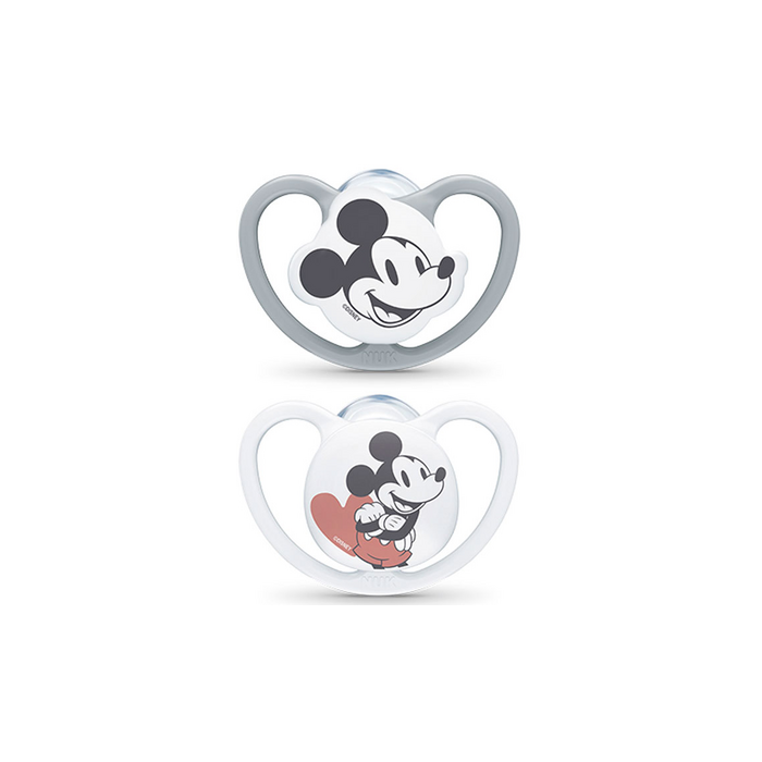 NUK CHUPETA SPACE SILICONE MICKEY  18-36M 2 UNI