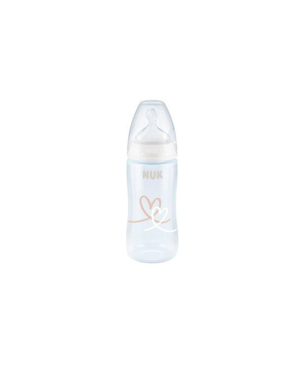 NUK BIBERÓN CONTROL TEMPERATURA FIRST CHOICE BLANCO 6-18M 300 ML