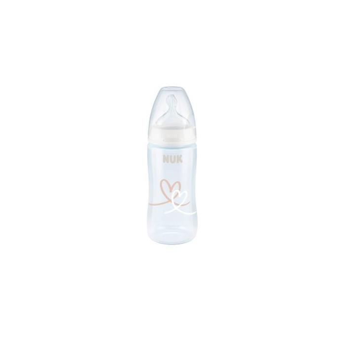 NUK BIBERÓN CONTROL TEMPERATURA FIRST CHOICE BLANCO 6-18M 300 ML