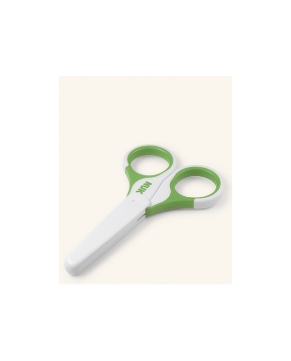NUK TIJERAS BEBÉ CON PROTECCIÓN VERDE 1 UD
