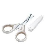 NUK TESOURA PARA BEBÉ COM PROTEÇÃO CINZA 1 UNID