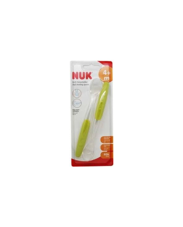 NUK COLHER SOFT FEEDING SPOON +4M VERDE 2UN