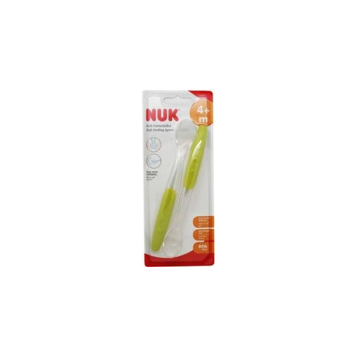 NUK COLHER SOFT FEEDING SPOON +4M VERDE 2UN