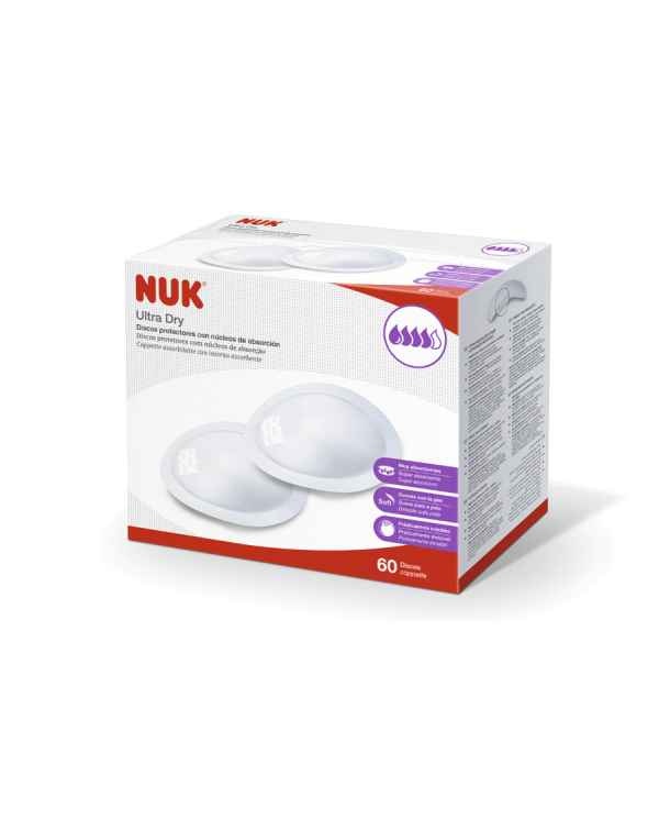 NUK DISCOS PROTECTORES ULTRA DRY 60 UNID