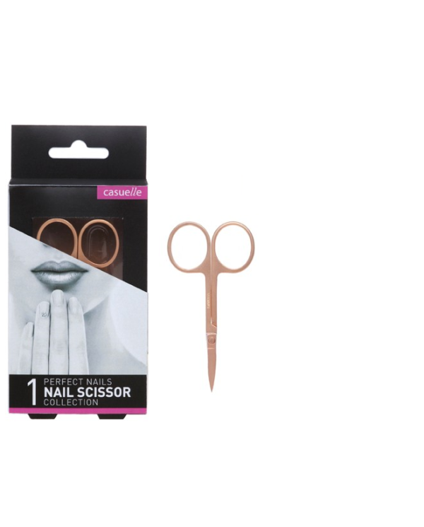 Tesoura para unhas Dourada 1unid