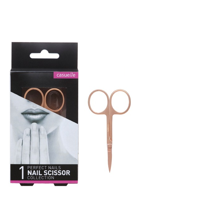 Tesoura para unhas Dourada 1unid