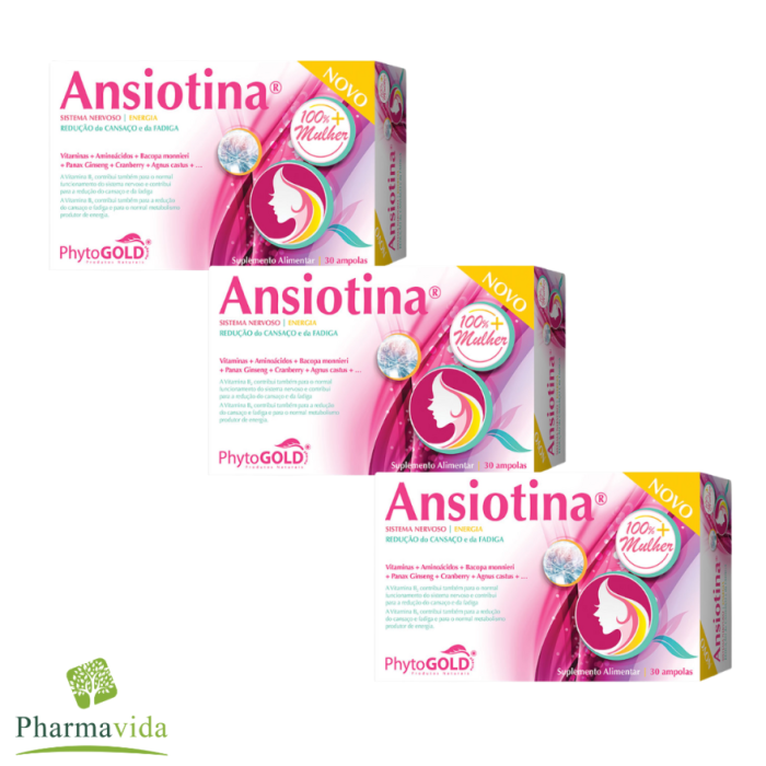 ANSIOTINA 100% MUJERES 30 AMPOLLAS COMPRA 3 PAGA 2 - PHYTOGOLD