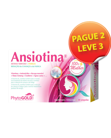 ANSIOTINA 100% MUJERES 30 AMPOLLAS COMPRA 3 PAGA 2 - PHYTOGOLD