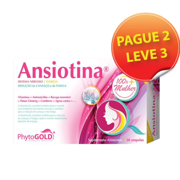 ANSIOTINA 100% MUJERES 30 AMPOLLAS COMPRA 3 PAGA 2 - PHYTOGOLD