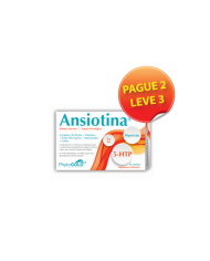 ANSIOTINA SISTEMA NERVOSO 5 HTP 30 - LEVE 3 PAGUE 2- PHYTOGOLD