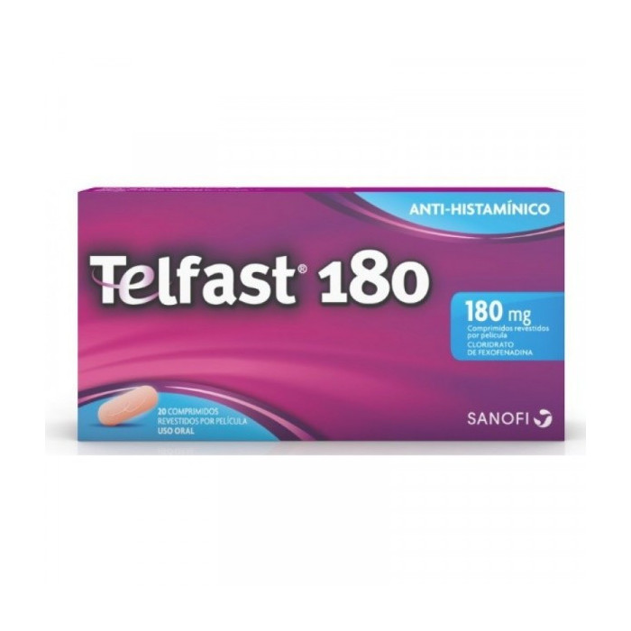 TELFAST 180 MG 20 COMPRIMIDOS REV