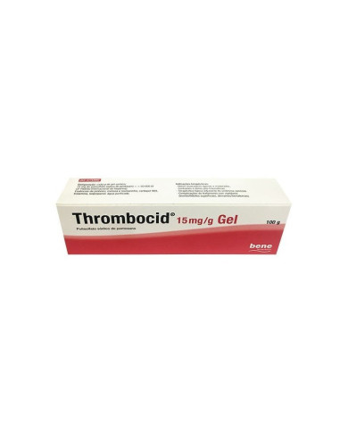 GEL DE TROMBOCIDAS 15 MG/G 100G