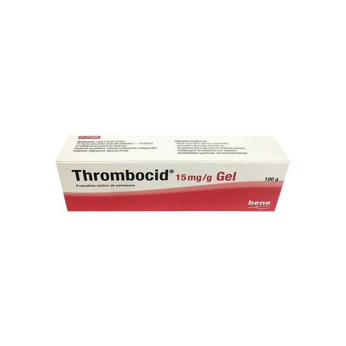 GEL DE TROMBOCIDAS 15 MG/G 100G