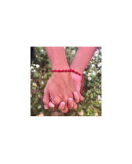 Pulsera roja de 7 nudos - 1 Unid
