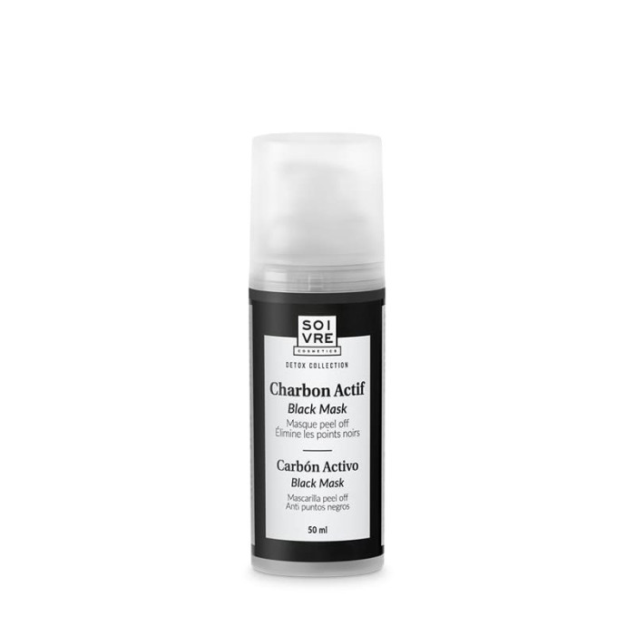 MASCARILLA NEGRA SOIVRE CON CARBÓN ACTIVADO 50ML