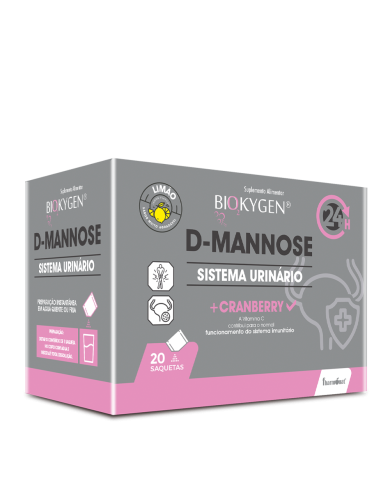 BIOKYGEN D-MANNOSE 20 SAQUETAS - FHARMONAT