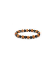 Pulseira Rudraksha + Ónix 1unid