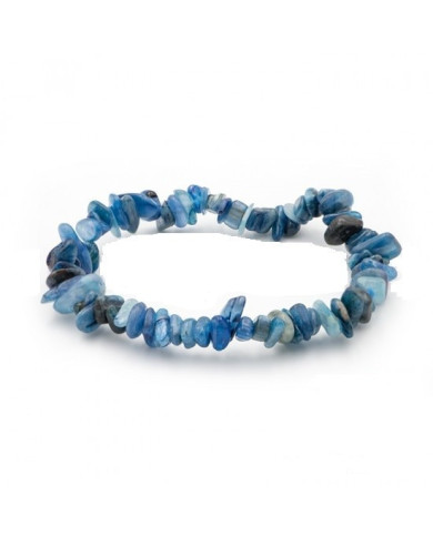 PULSERA CON CHIPS  - CIANITA AZUL 1 UNIDAD