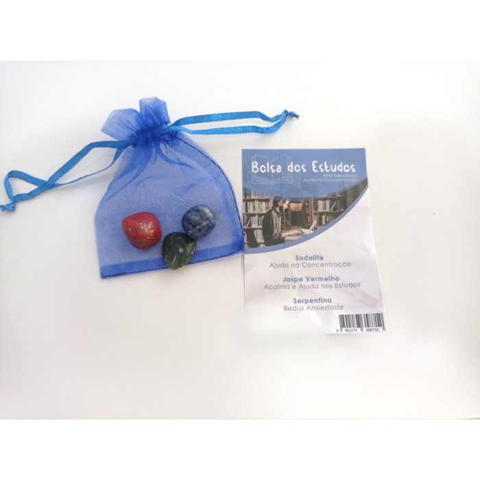 BOLSA DOS ESTUDOS COM 3 CRISTAIS