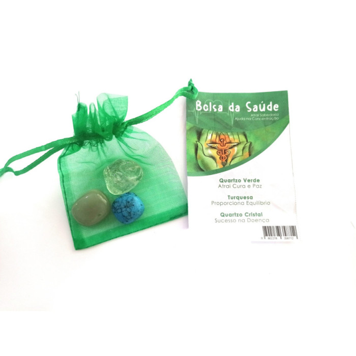 BOLSA DA SAÚDE COM 3 CRISTAIS