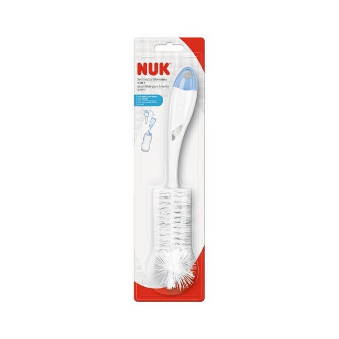 NUK CEPILLO DE ALAMBRE PARA BIBERONES Y TETINAS AZUL 1 UNIDAD