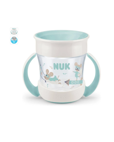 NUK Mini Magic Evolution Cup com Tampa Verde 6m+ 160ml