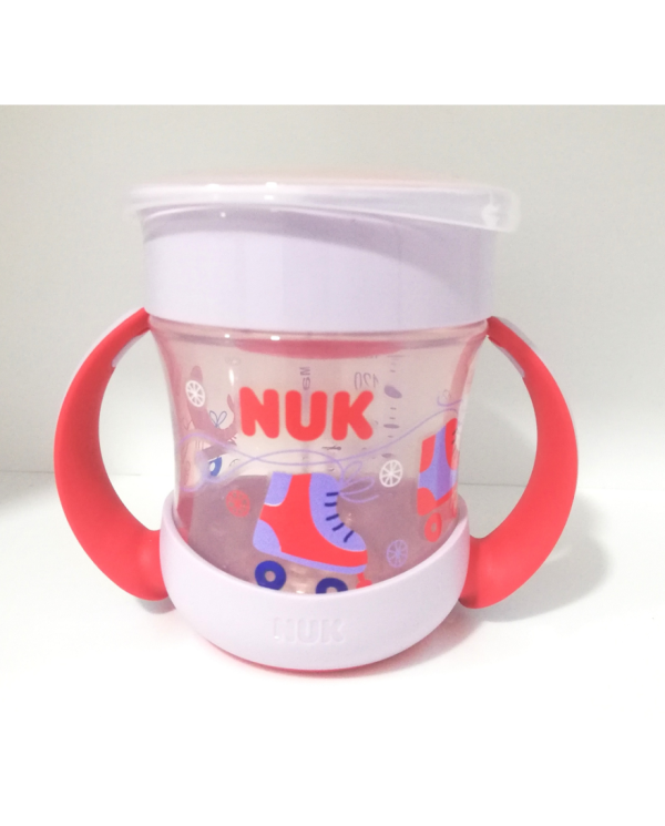 NUK Mini Magic Evolution Cup com Tampa Rosa 6m+ 160ml