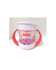 NUK VASO MINI MAGIC EVOLUTION CON TAPA ROSA 6M+ 160ML