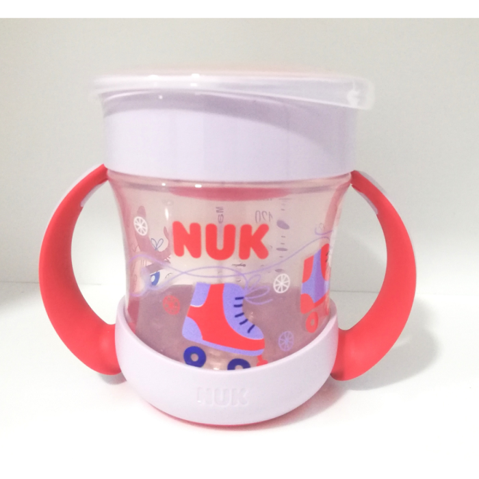NUK Mini Magic Evolution Cup com Tampa Rosa 6m+ 160ml