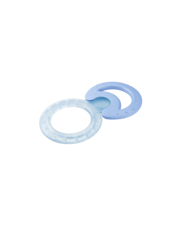 NUK DIENTES CLÁSICOS + NEVERA SUAVE AZUL