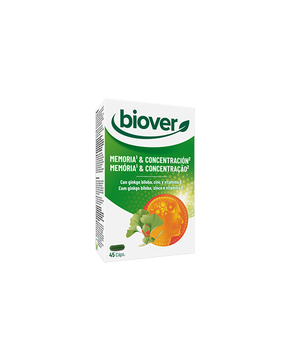 MEMÓRIA E CONCENTRAÇÃO 45 CAPS BIOVER
