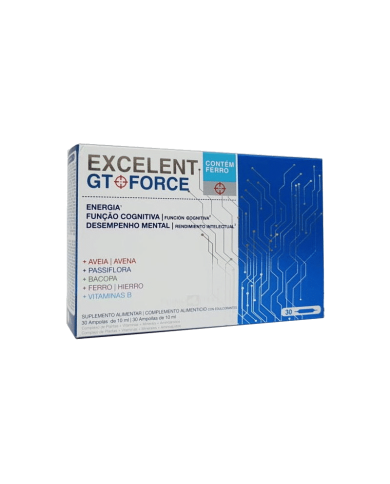 EXCELENTE GT FORCE FARMOPLEX 30 AMPOLLAS