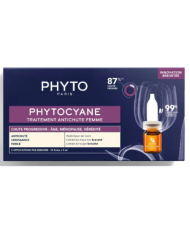 PHYTO PHYTOCYANE ANTIQUEDA PROGRESSIVA MULHER 12 AMPOLAS X 5ML