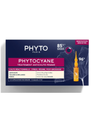 PHYTO PHYTOCYANE ANTI-CAÍDA REACCIONAL MUJER 12 AMPOLLAS X 5ML