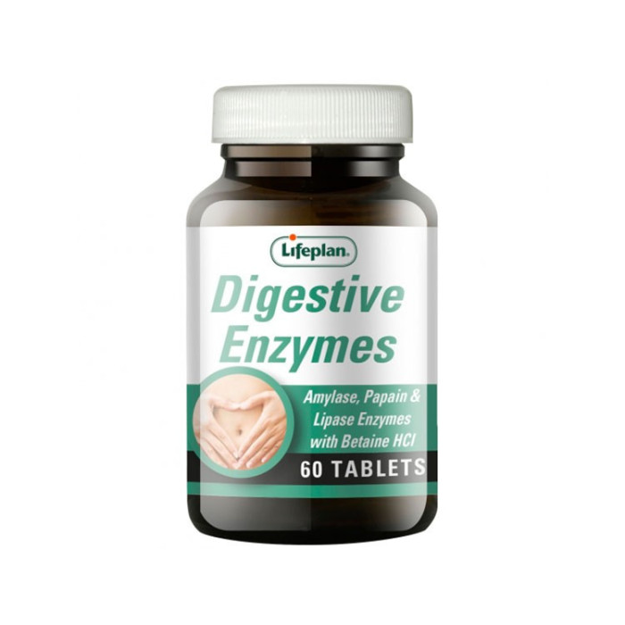 DIGESTIVE ENZYMES – 60 COMPRIMIDOS – LIFEPLAN