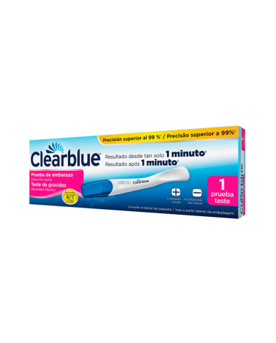 CLEARBLUE TESTE DE GRAVIDEZ 1 MINUTO- 1 unidade