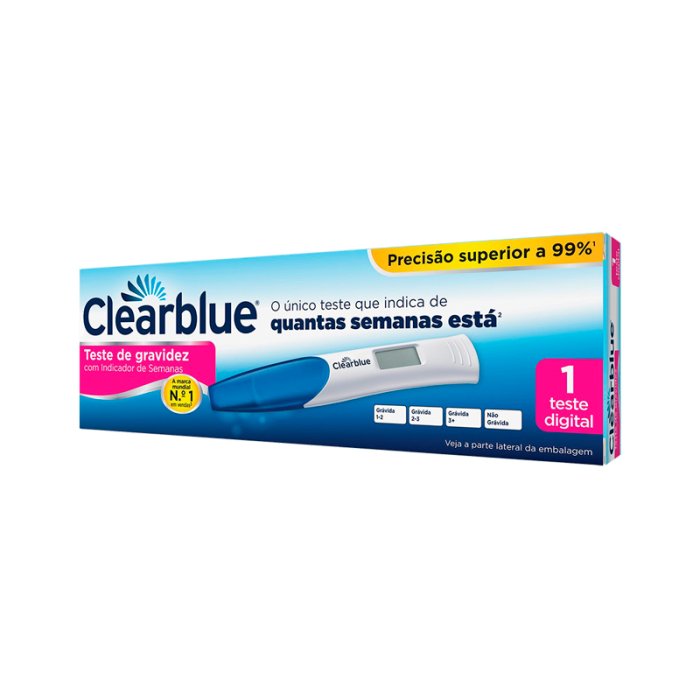 CLEARBLUE TESTE GRAVIDEZ COM INDICADOR DE SEMANAS x 1 unidade