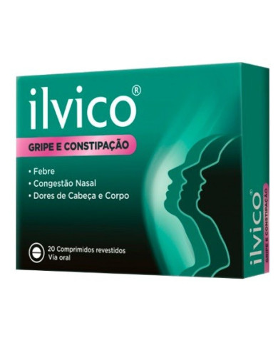 ILVICO GRIPE E CONSTIPAÇÃO - 20 COMPRIMIDOS