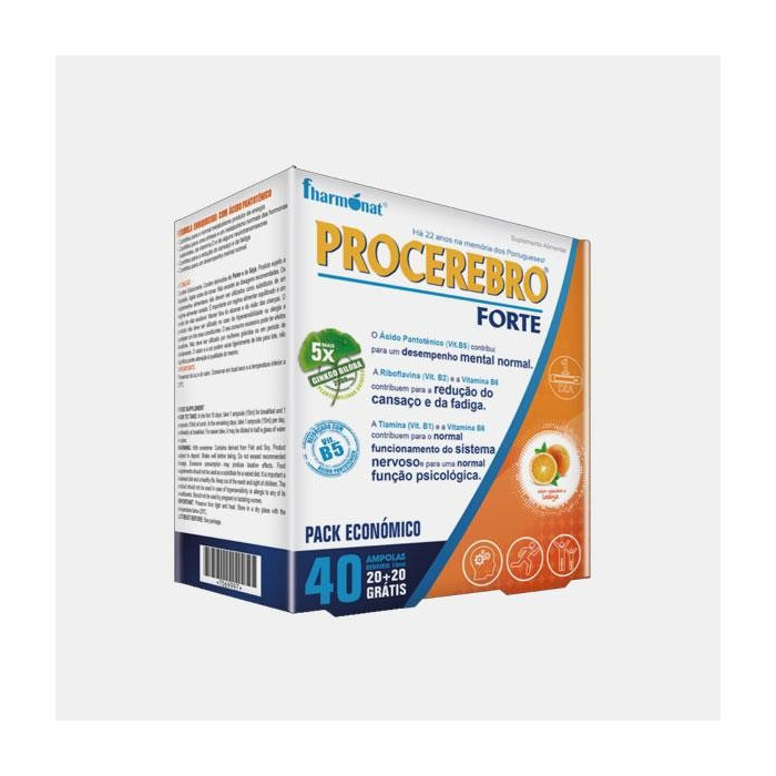 PROCEREBRO FORTE  20+20 AMPOLAS FHARMONAT