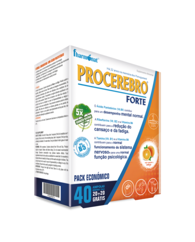 PROCEREBRO FORTE 20+20 AMPOLLAS FHARMONAT