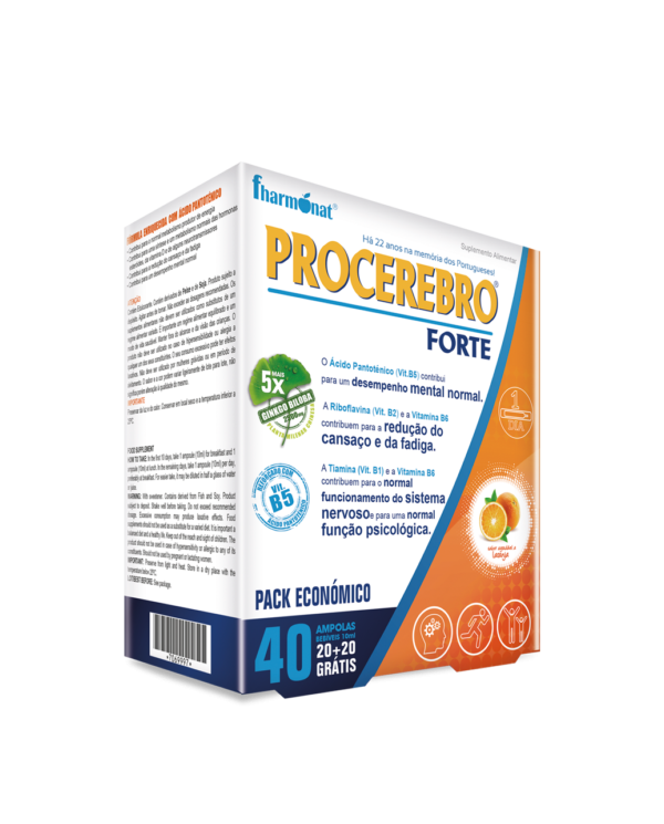 PROCEREBRO FORTE  20+20 AMPOLAS FHARMONAT