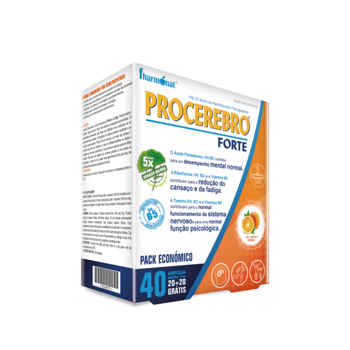 PROCEREBRO FORTE 20+20 AMPOLLAS FHARMONAT