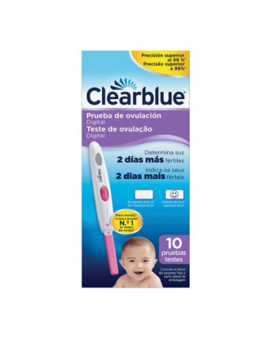 CLEARBLUE TESTE OVULAÇÃO 10 unidades