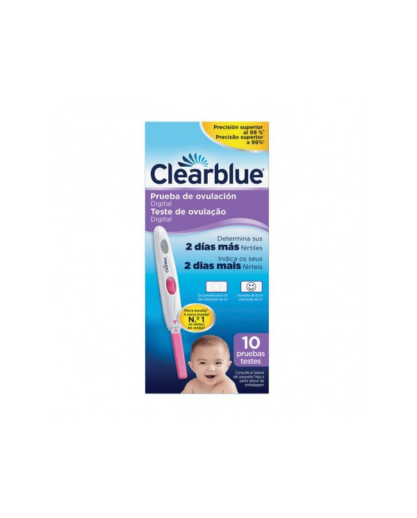CLEARBLUE TESTE OVULAÇÃO 10 unidades