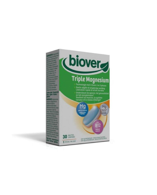 TRIPLE MAGNESIUM 30 COMPRIMIDOS BIOVER