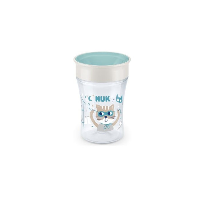 NUK VASO MÁGICO +8M - AZUL 230 ML