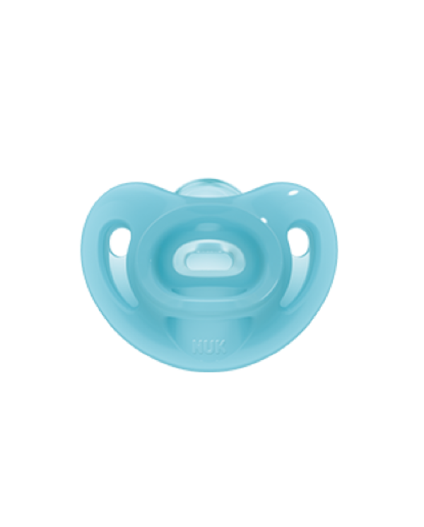 NUK CHUPETE SILICONA SENSITIVE AZUL 0-6M 1UN